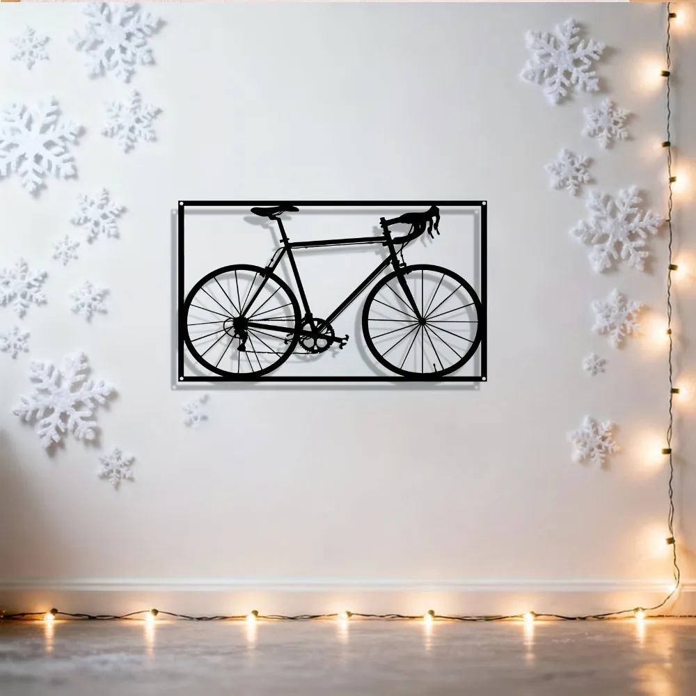 Cycling Gear Gifts - CIFBUY Metal Duvar Sanatı Demir Bisiklet