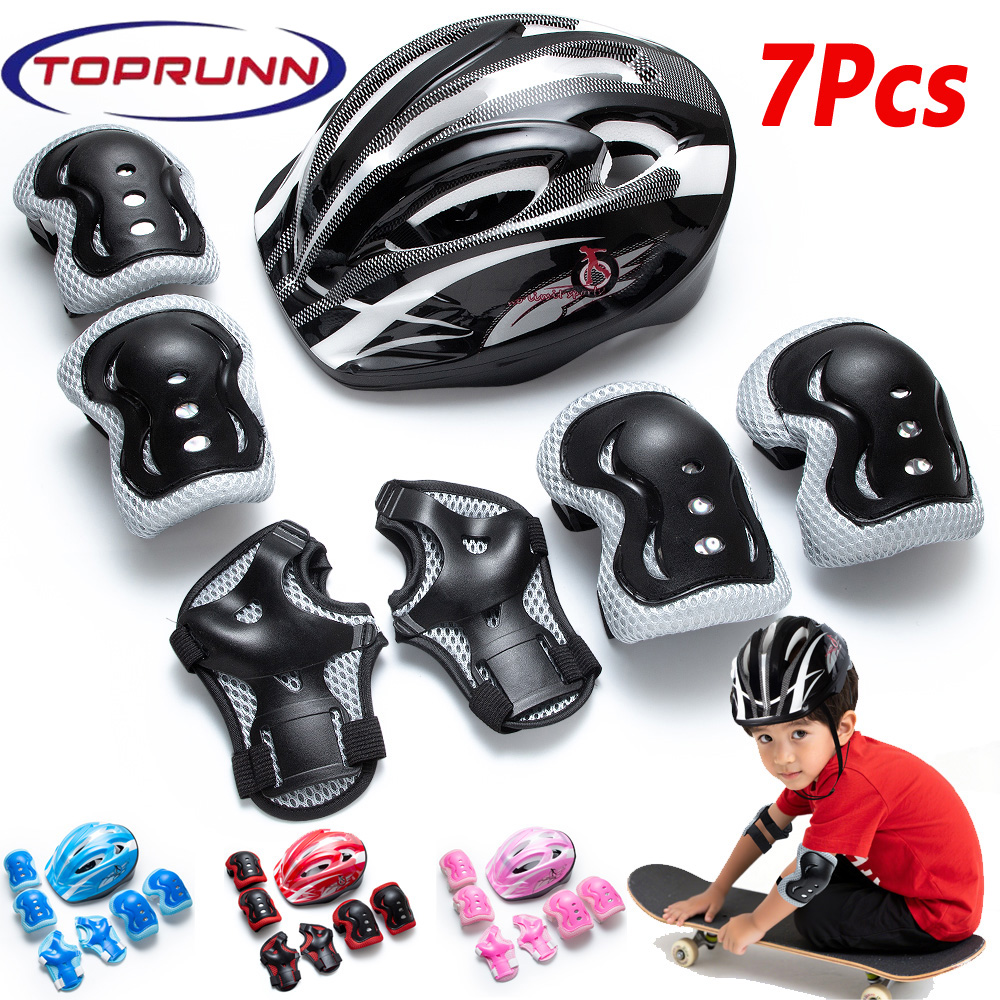 Cycling Gear For Kids - 7'si 1 Arada Çocuk Koruyucu Ekipman