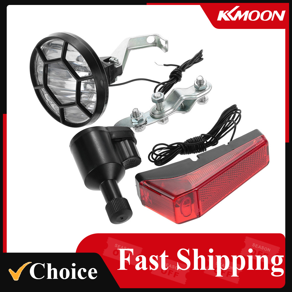 Bike Dynamo Light - Bisiklet Işıkları Seti Kiti Bisiklet Güvenliği