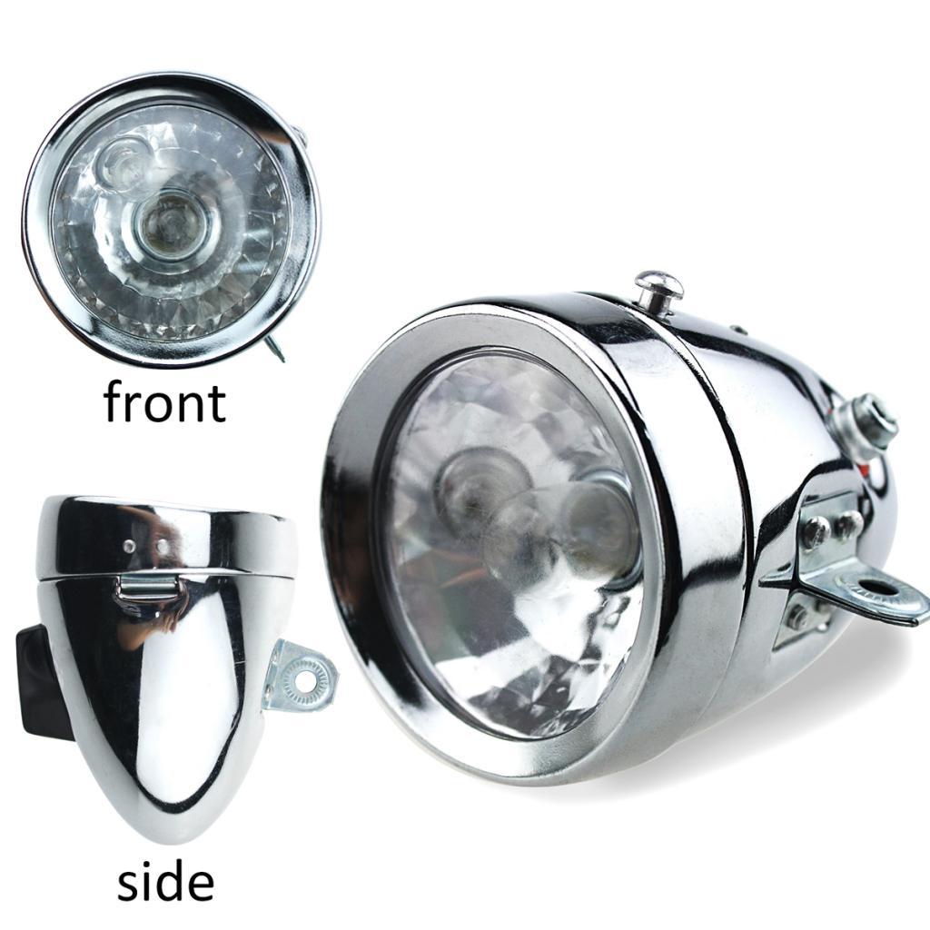 Bike Dynamo Light - Dinamo Far Arka Lamba Seti Krom
