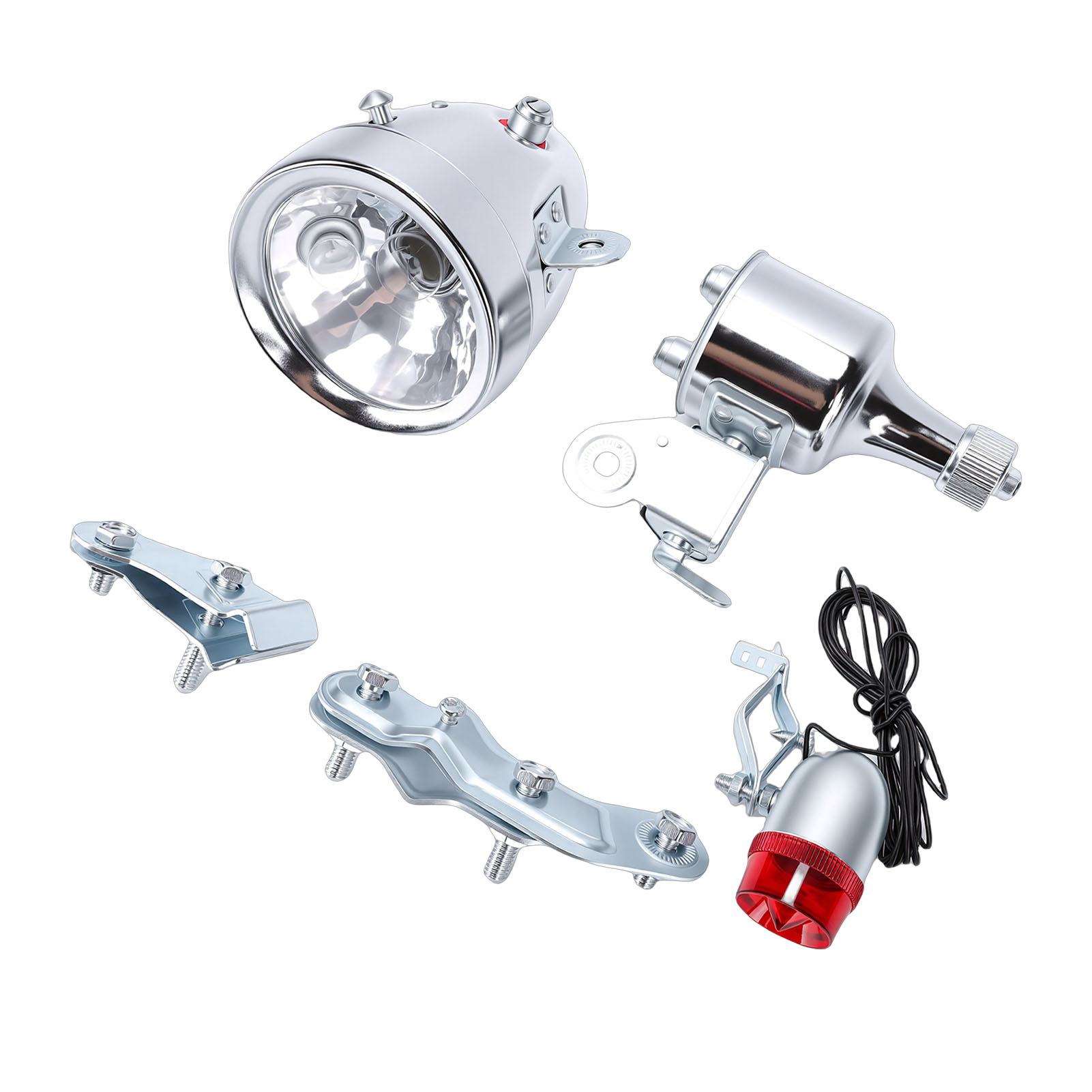 Bike Dynamo Light - Dinamo Bisiklet Işık Kiti Jeneratör Dinamo
