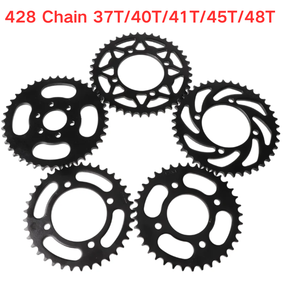 Cycling Quads - 428 Link 37T/40T/41T/45T/48T Motosiklet Arka Dişlisi