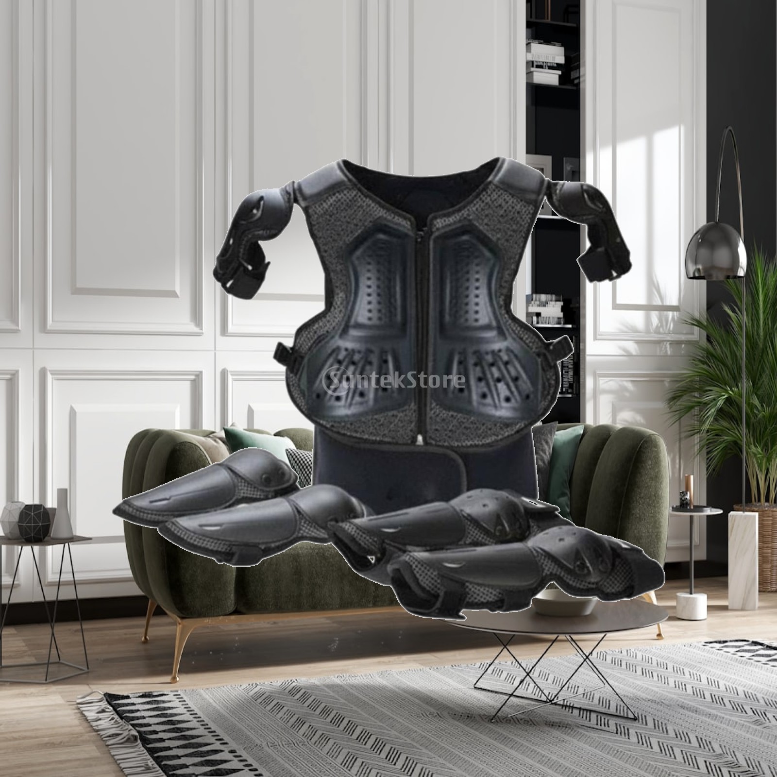 Cycling Gear For Kids - Çocuklar için Ayarlanabilir Zırhlı Koruyucu Ekipman,