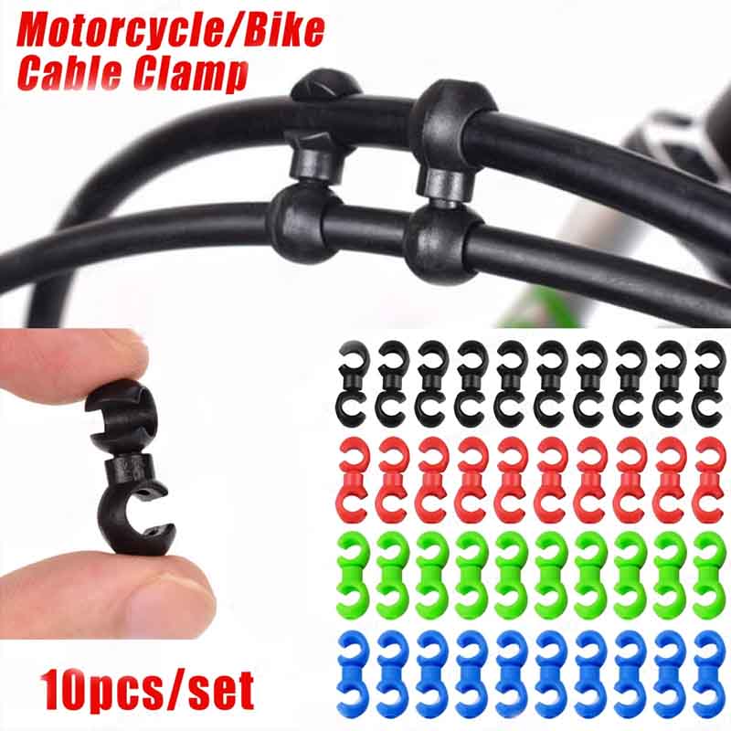 Cycling Gear Parts - 10 adet/takım Bisiklet Çapraz Hat Klipleri