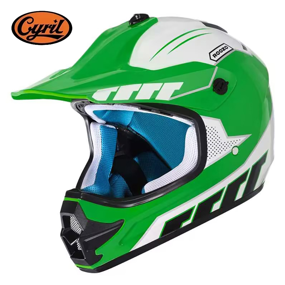Cycling Gear For Kids - Çocuklar için Motokros Ekipman Seti, Kask,