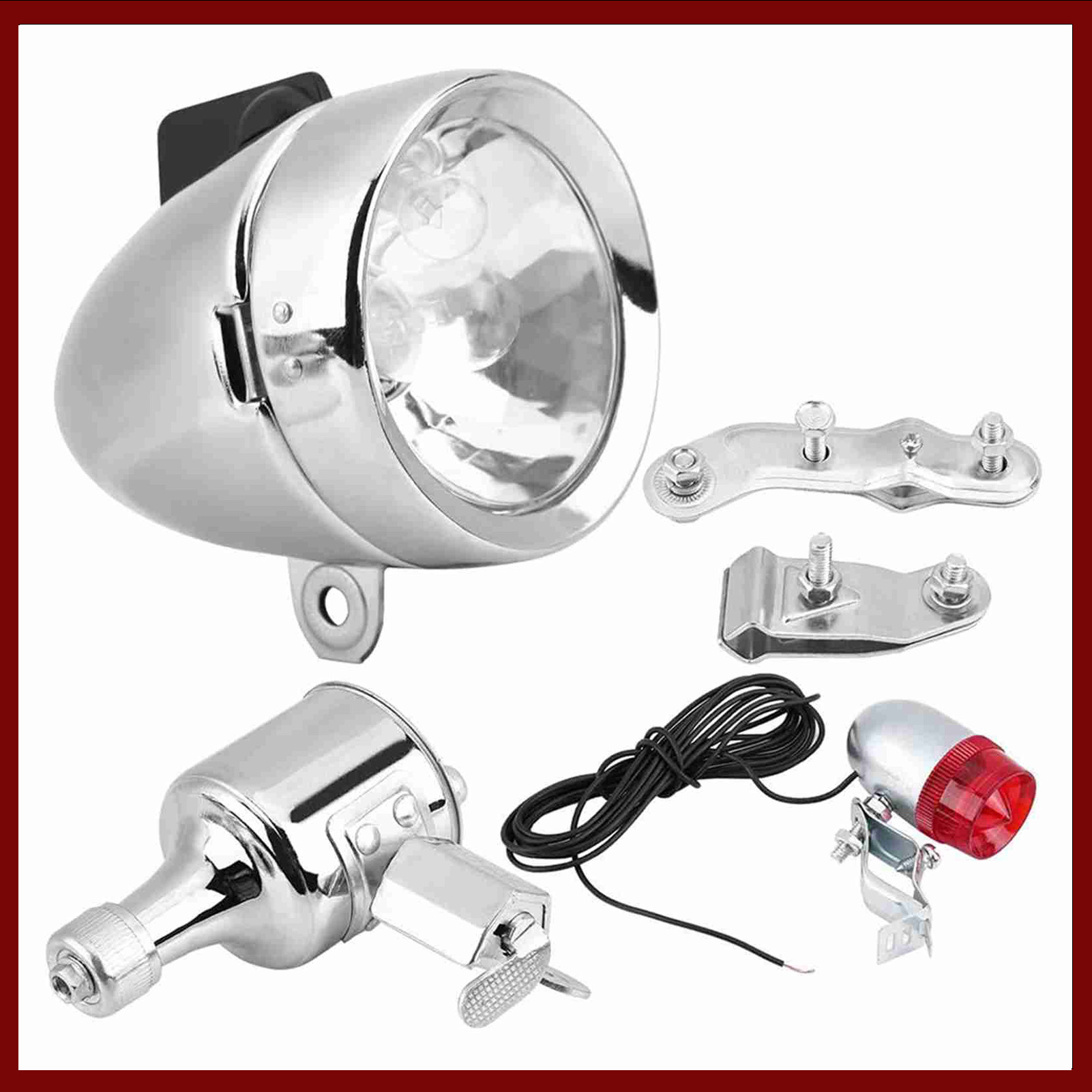 12V 6W Sürtünme Jeneratörü Din - Bike Dynamo Light incelemesi ve fiyatı
