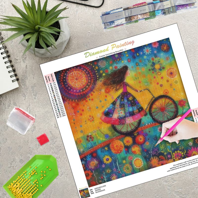 RUOPOTY 5D DIY Tam Yuvarlak/Ka - Cycle Zone incelemesi ve fiyatı