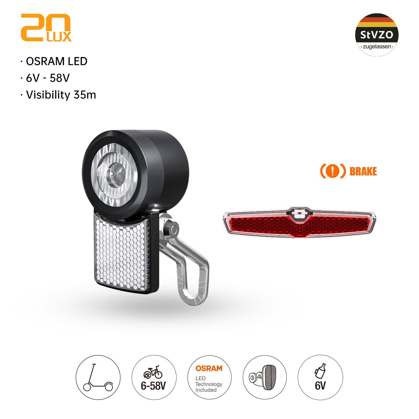 Linkbest 20 Lux Far LED Bisikl - Bike Dynamo Light incelemesi ve fiyatı