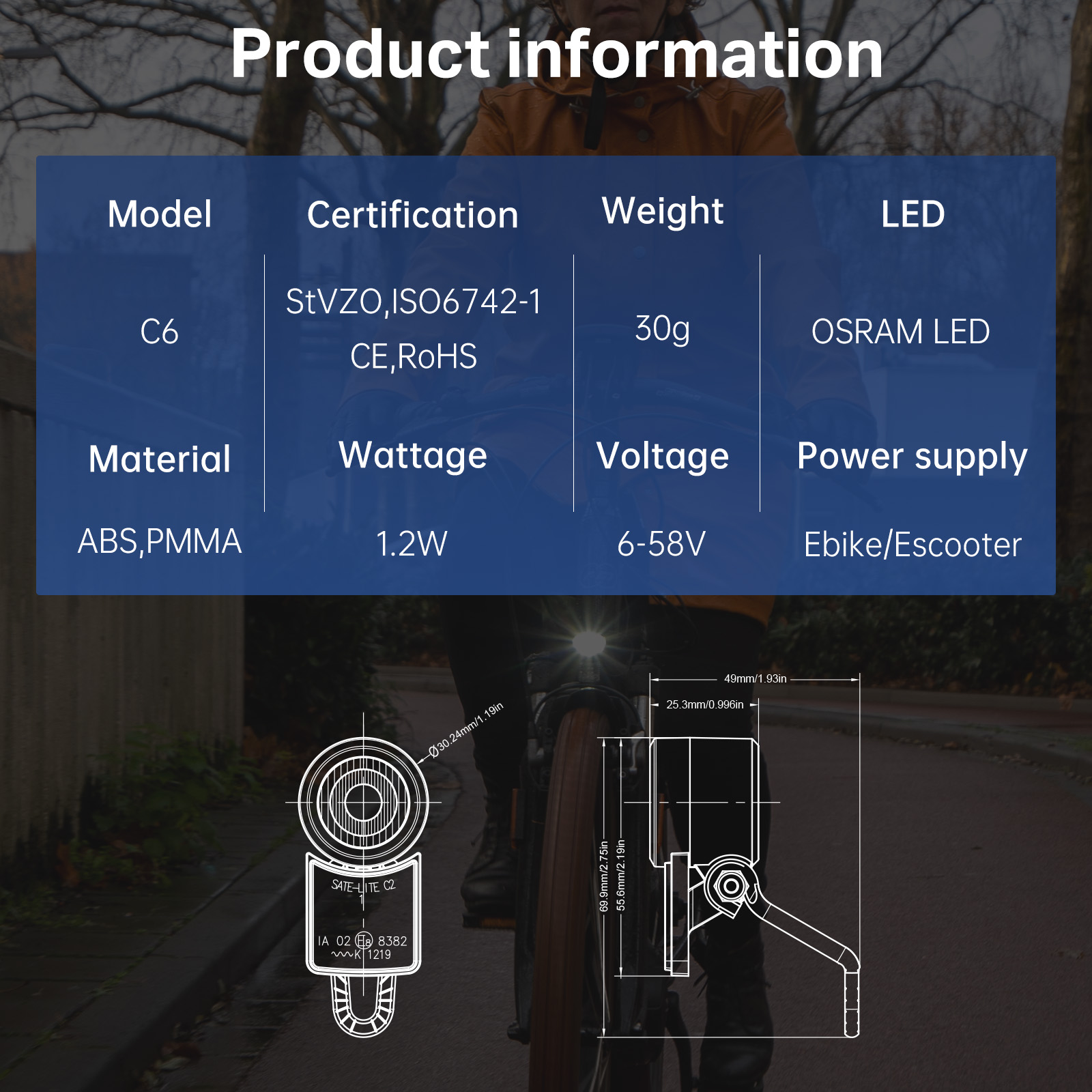 Linkbest 20 Lux Far LED Bisikl - Bike Dynamo Light incelemesi ve fiyatı
